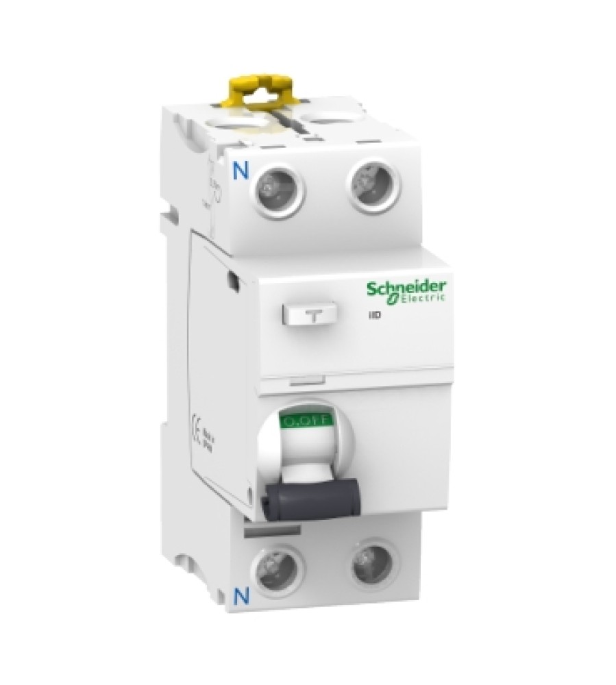 Schneider Electric A9R35240 nuotėkio srovės jungiklis, 2P, 40 A, 300 mA, A-SI