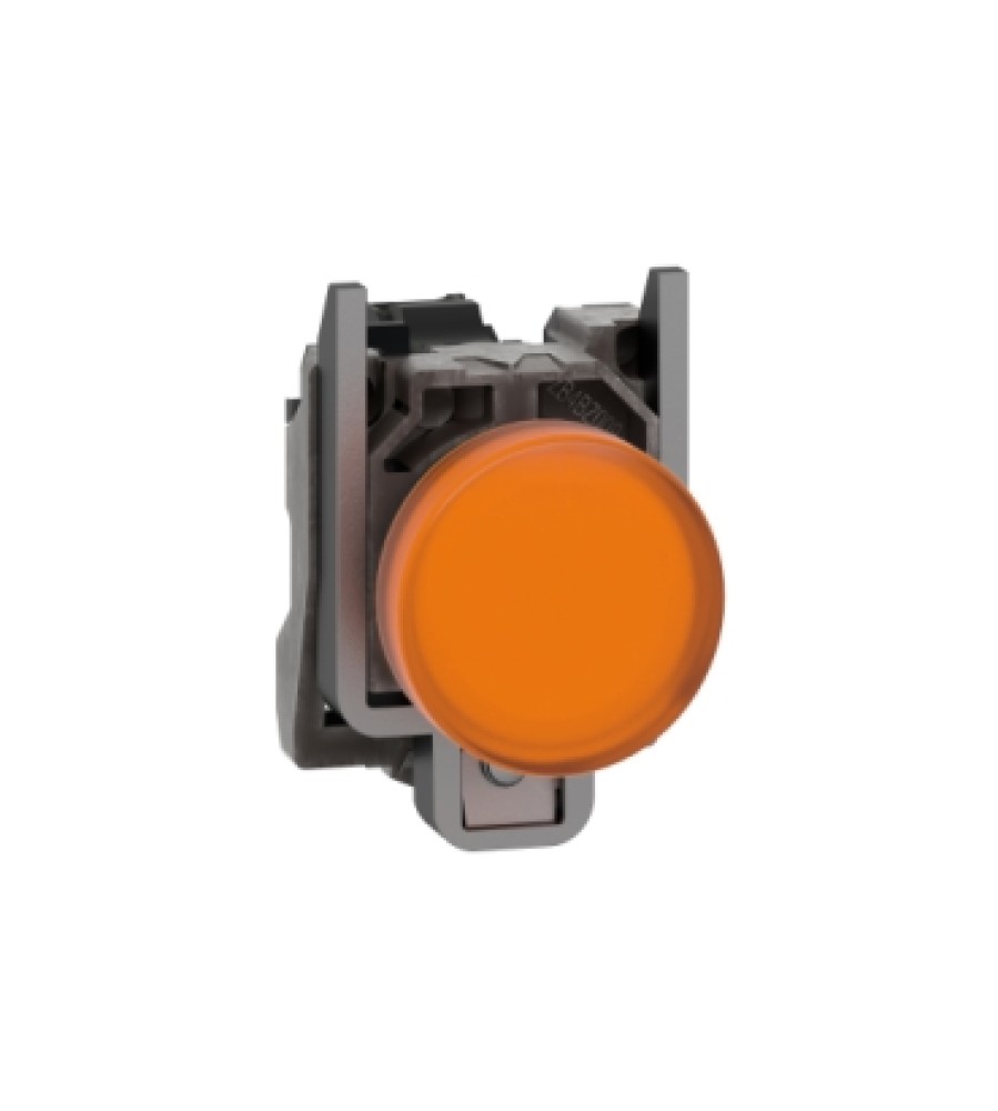 Schneider Electric XB4BVG5 oranžinė LED signalinė lemputė, 110–120 V AC 50/60 Hz